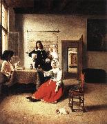 HOOCH, Pieter de Young Woman Drinking sf oil painting picture wholesale